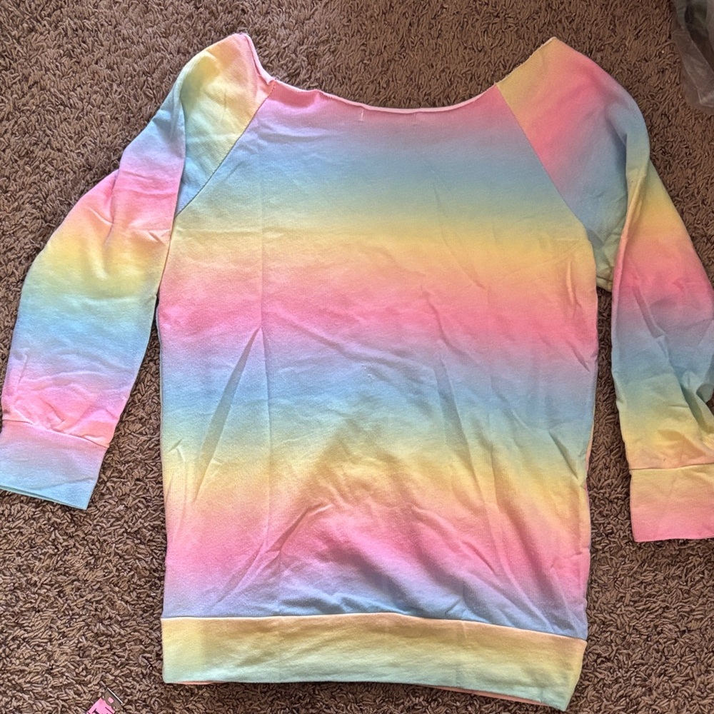 Colorful Kids Raglan Top - Picture 6 of 6
